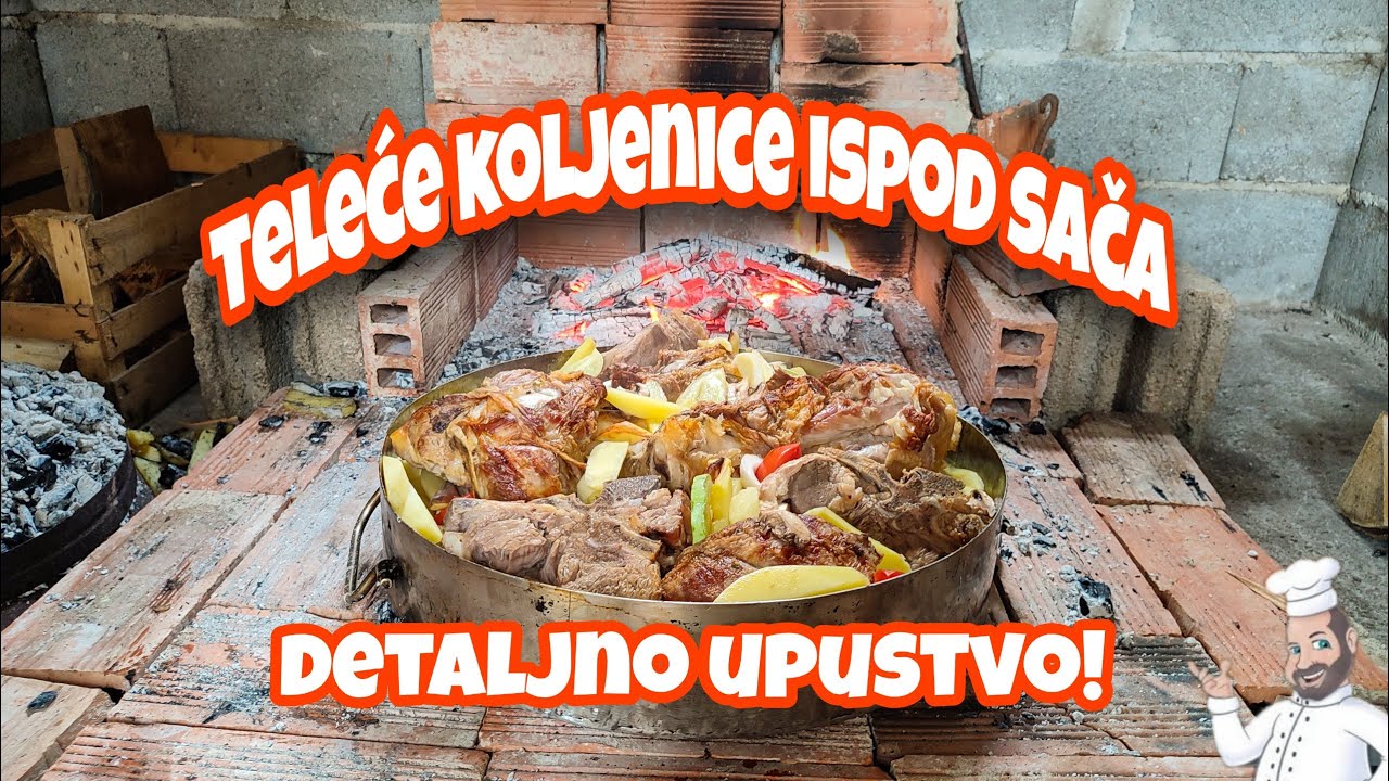 Najukusnije TELEĆE koljenice ispod SAČA (peke) | DETALJNA UPUTSTVA | Tradicionalni RECEPT