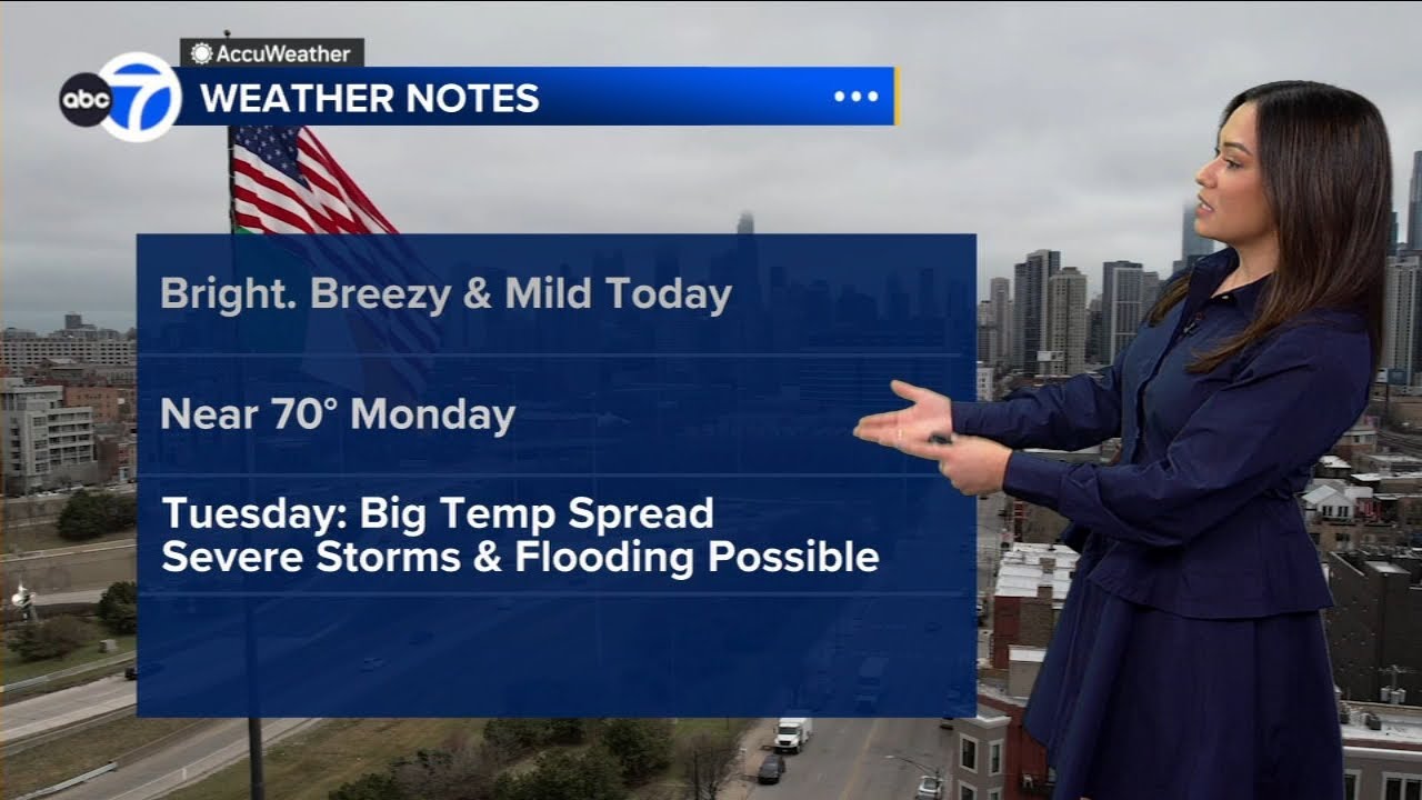 ABC7 AccuWeather Forecast Chicago: Sunday, March 8, 2026