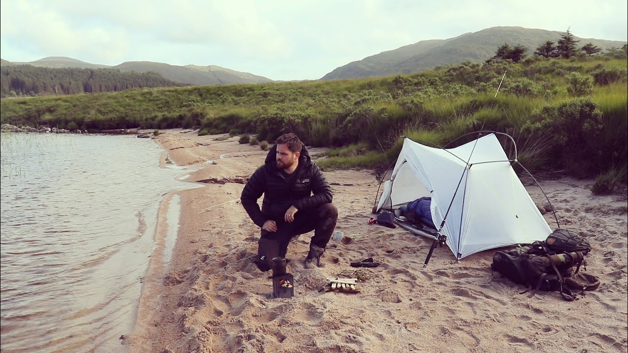 Solo Camping in Heavy Rain