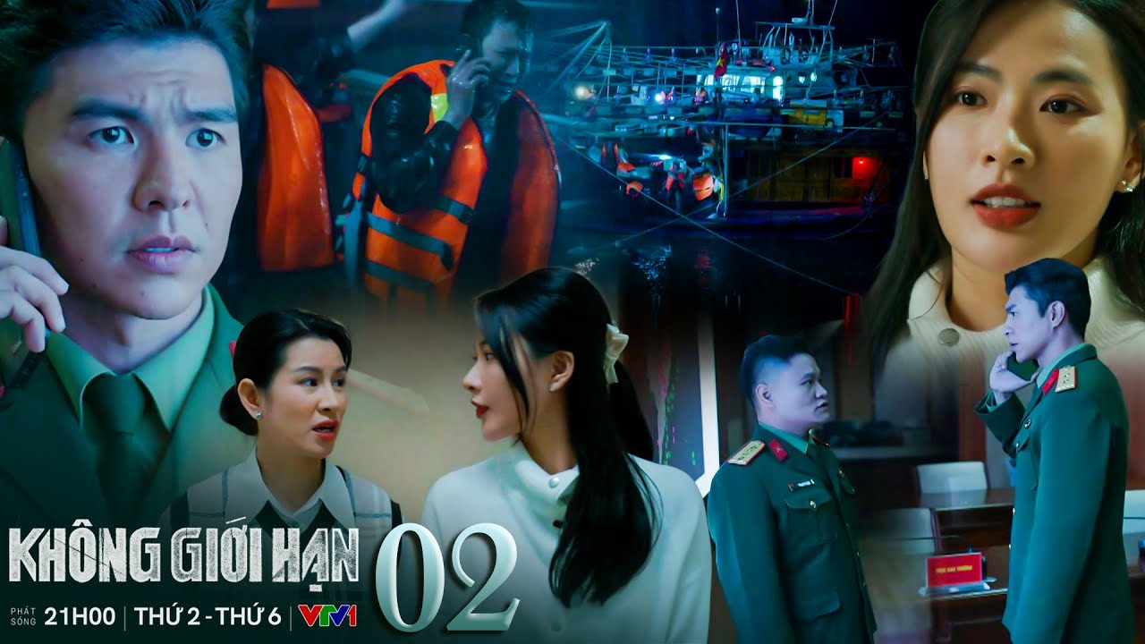 KHÔNG GIỚI HẠN tập 2 | Kiên gấp rút chỉ đạo cứu hộ trên biển, Lam Anh buồn vì mất cơ hội gặp crush