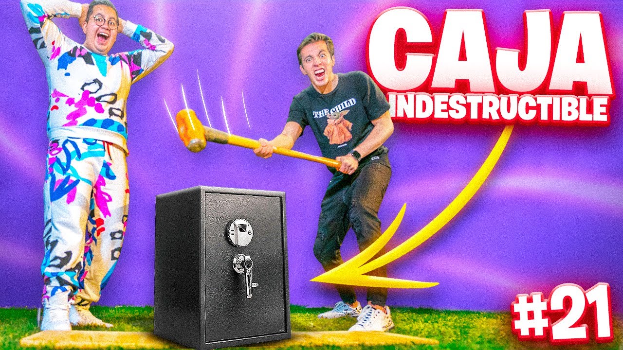 DESTRUYE LA CAJA INDESTRUCTIBLE Y GANA EL PREMIO - VLOGMAS 21