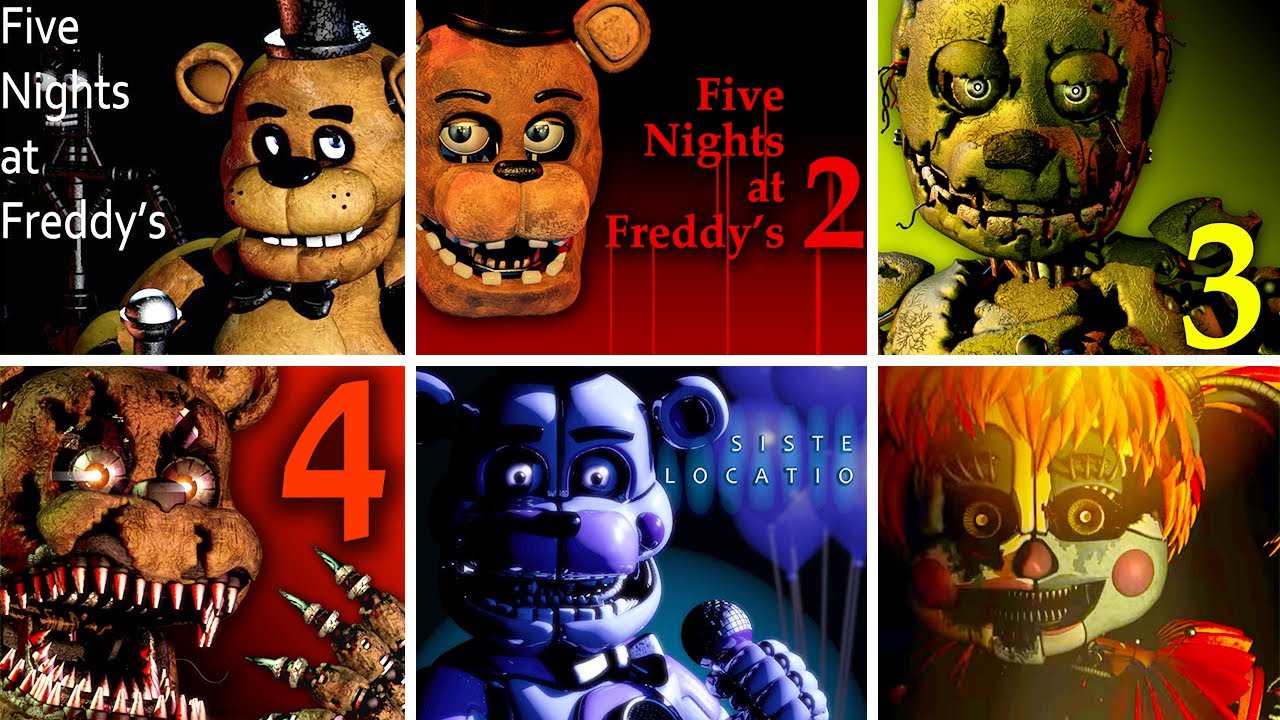 FNaF 1 2 3 4 5 6 & UCN Jumpscare Simulator