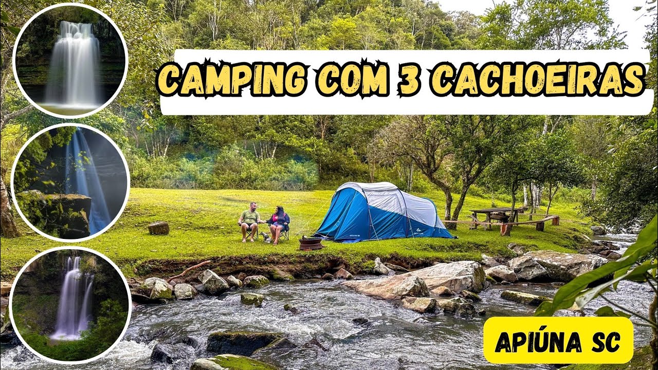Fomos SURPREENDIDOS com esse CAMPING em SANTA CATARINA