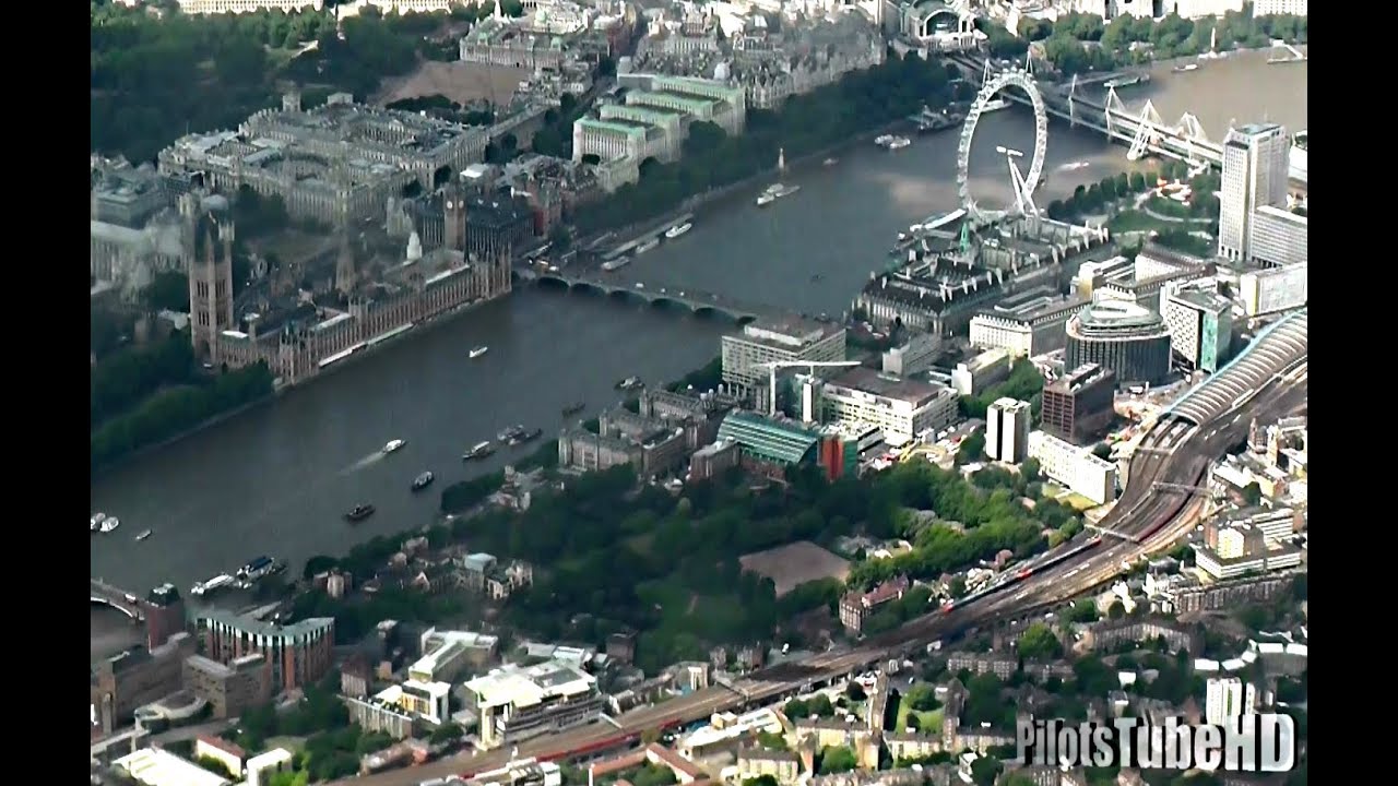 Stunning Scenic Approach into Heathrow! [FullHD]