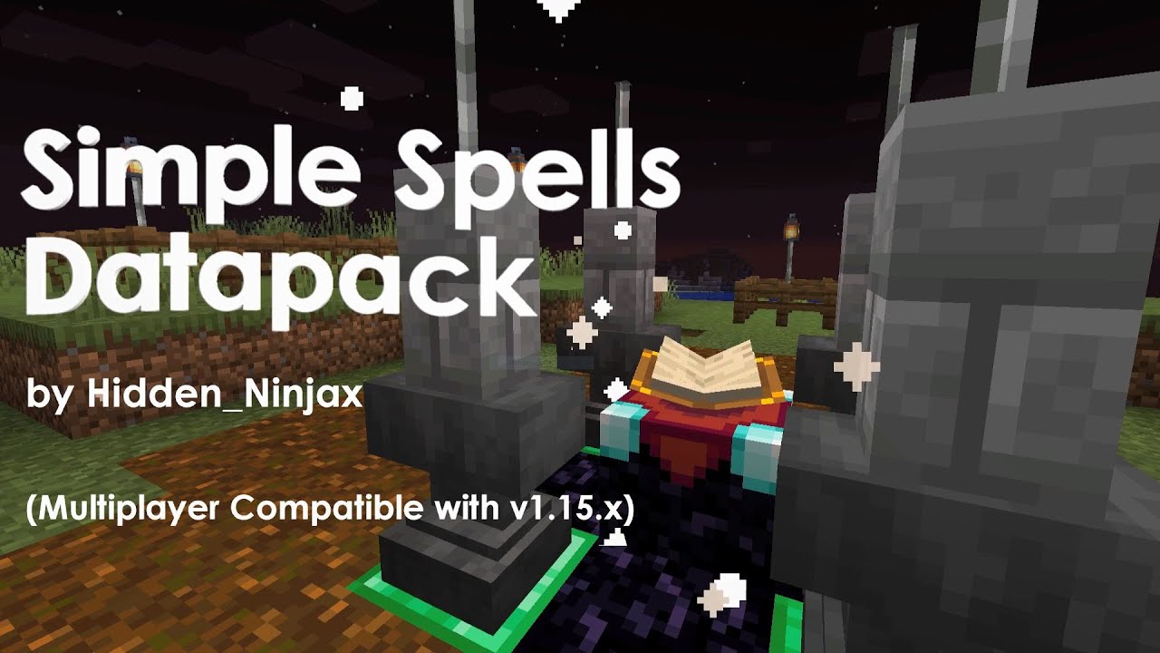 Simple Spells Datapack (for 1.15+)