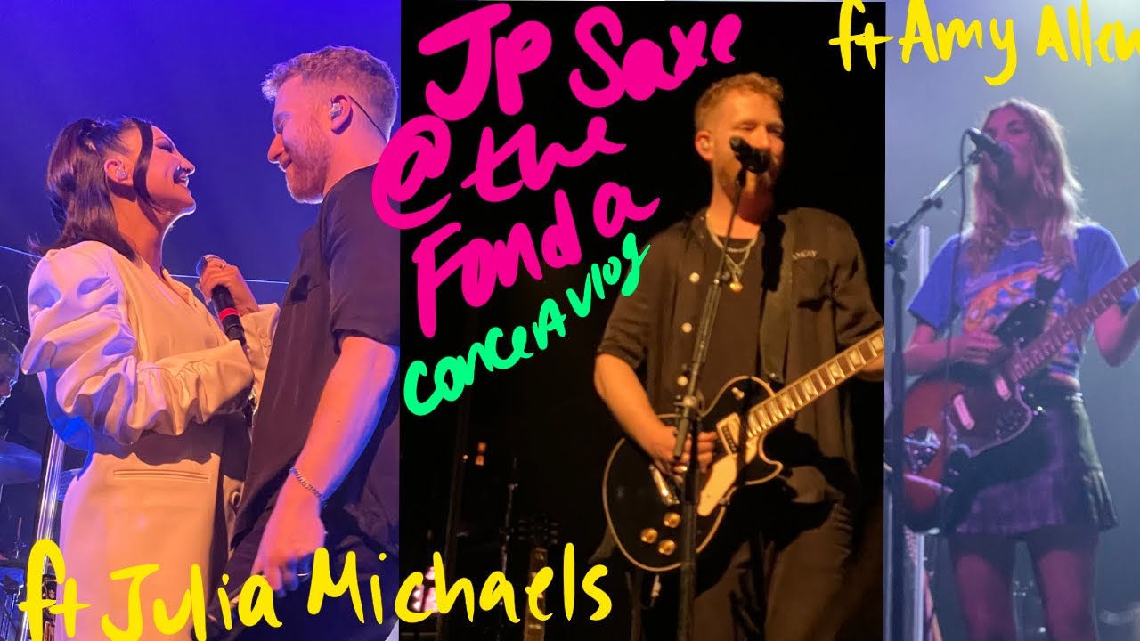 JP Saxe @ the Fonda ft. Julia Michaels & Amy Allen ~ Meet and Greet + Concert Vlog
