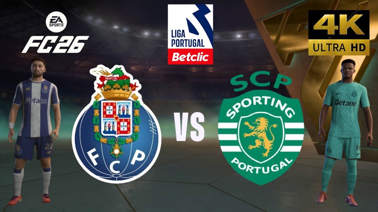 FC 26 - FC Porto vs Sporting CP - All Goals - Liga Portugal 25/26 Full Match - PC [4K60]
