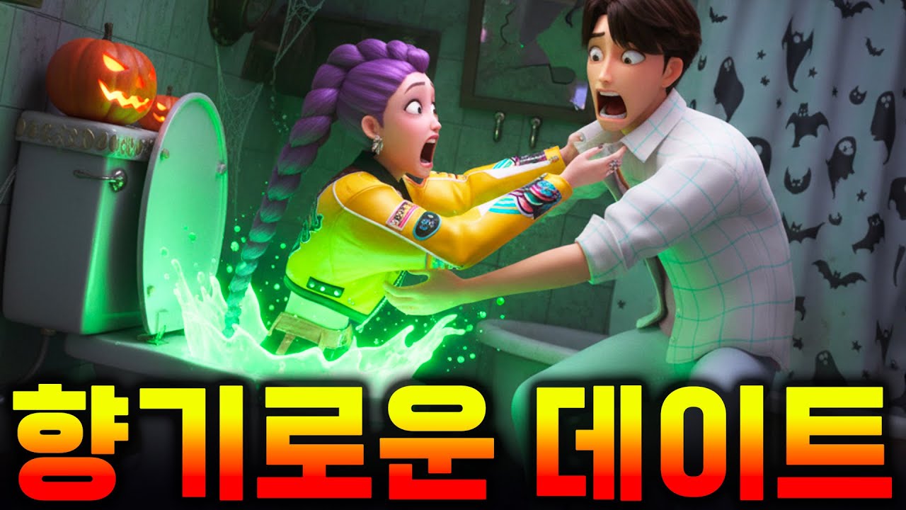 케이팝 데몬 헌터스 헌트릭스 루미와 사자보이즈의 진우의 향기로운 첫 데이트?! 대체 무슨일? #kpopdemonhunters  #케이팝데몬헌터스 #케데헌 #진우  #범인 #케이팝