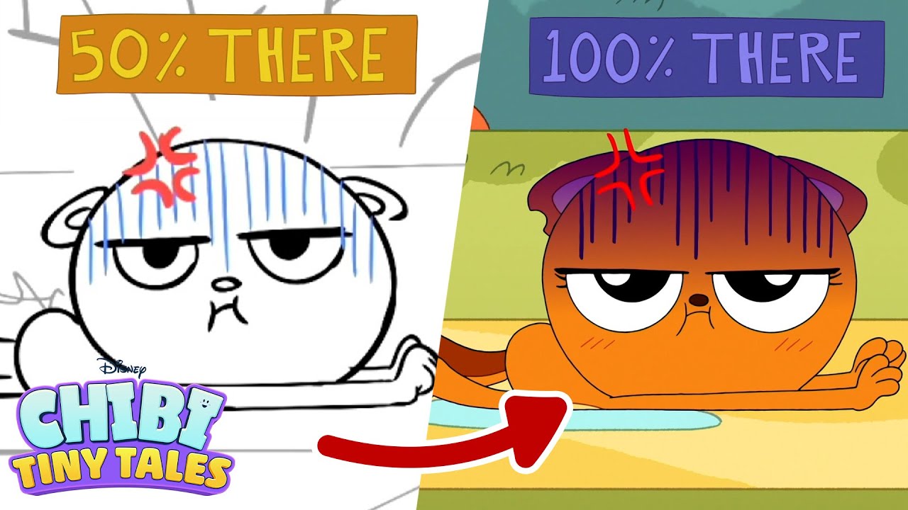 Kiff Chibi Tiny Tales (Halfway There Day Version) | Super Slide | @disneychannelanimation
