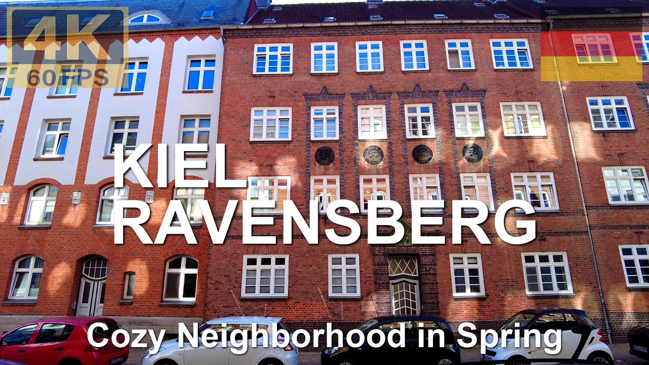KIEL, Germany 🇩🇪 in 4K | 2025 | Spring Walk in Cozy Ravensberg District
