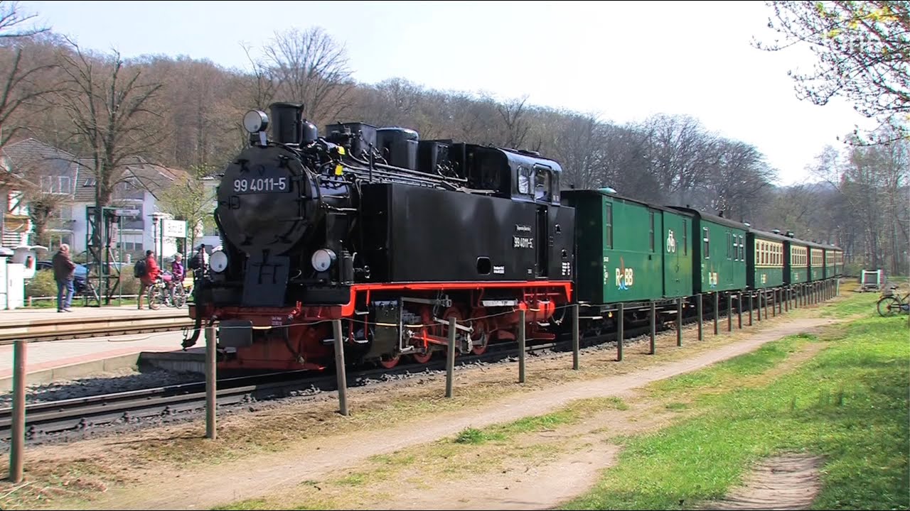 Mit dem Rasenden Roland über die Insel Rügen - Steam Train