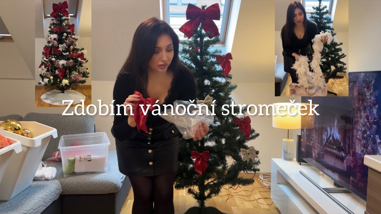 Zdobím náš vánoční stromeček krok za krokem 🎄✨