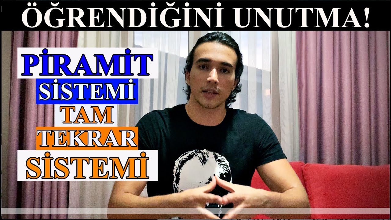 ÖĞRENDİĞİN ŞEYİ NASIL UNUTMAZSIN?/ Yepyeni 2 teknik! / Piramit- Tam Tekrar Sistemi / #YKS #TYT #AYT