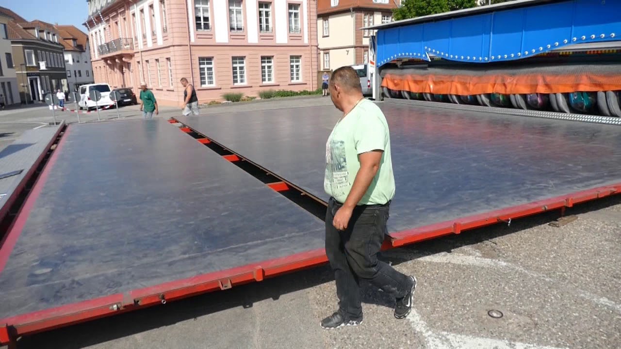 Aufbau Autoscooter