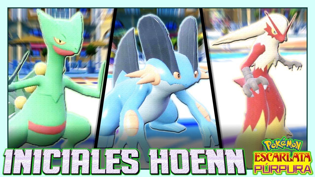 BLAZIKEN, SCEPTILE y SWAMPERT por 1ª VEZ en ESCARLATA y PÚRPURA Y HACEN ESTE COMBATE INCREÍBLE