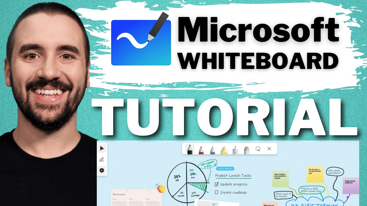 Microsoft Whiteboard Tutorial&nbsp;&ndash; ALLE wichtigen Funktionen erkl&auml;rt! Beginner Guide