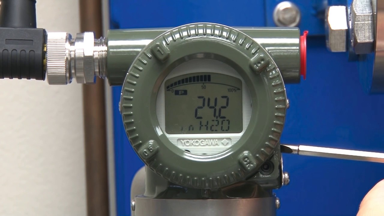 Manual Tank Level Transmitter Adjustment on Yokogawa DPharp Transmitters