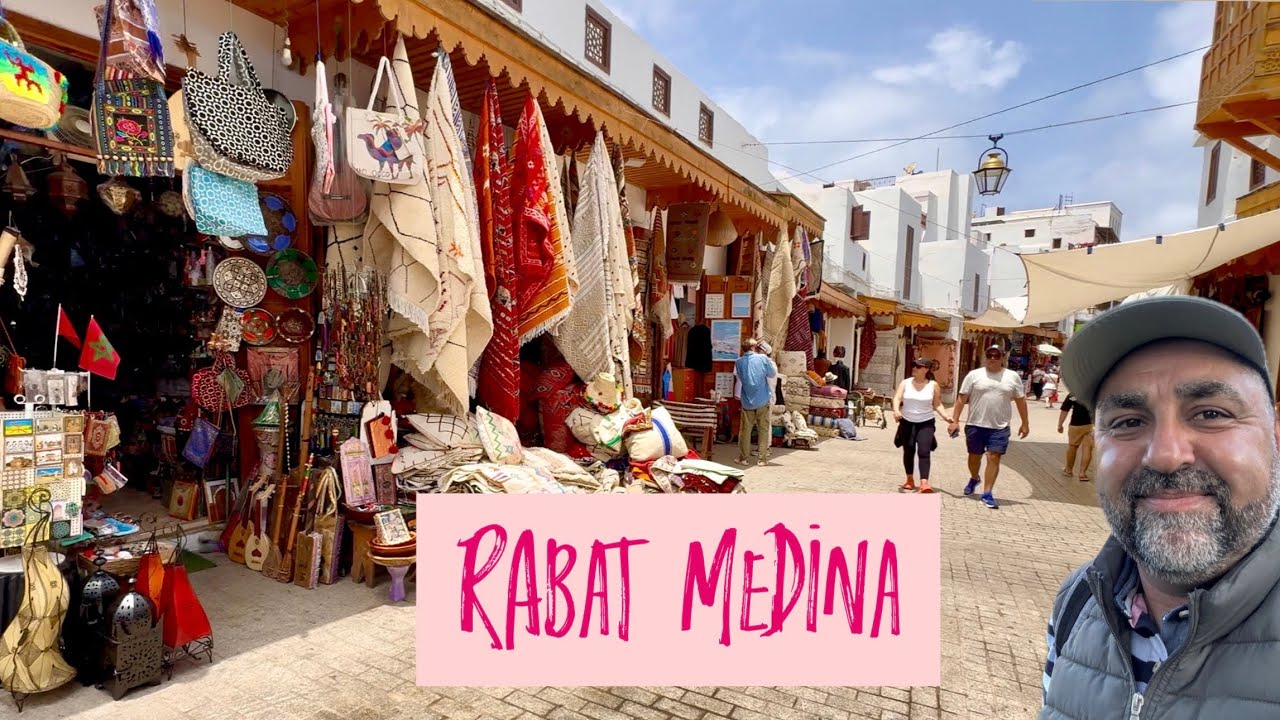 Rabat Medina, Morocco -  Walking Tour | 4K