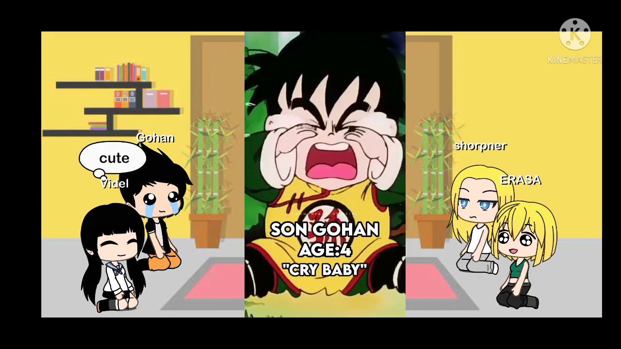 Gohan and his classmates react to Gohan  -  - -Hamaguchi.. --.
