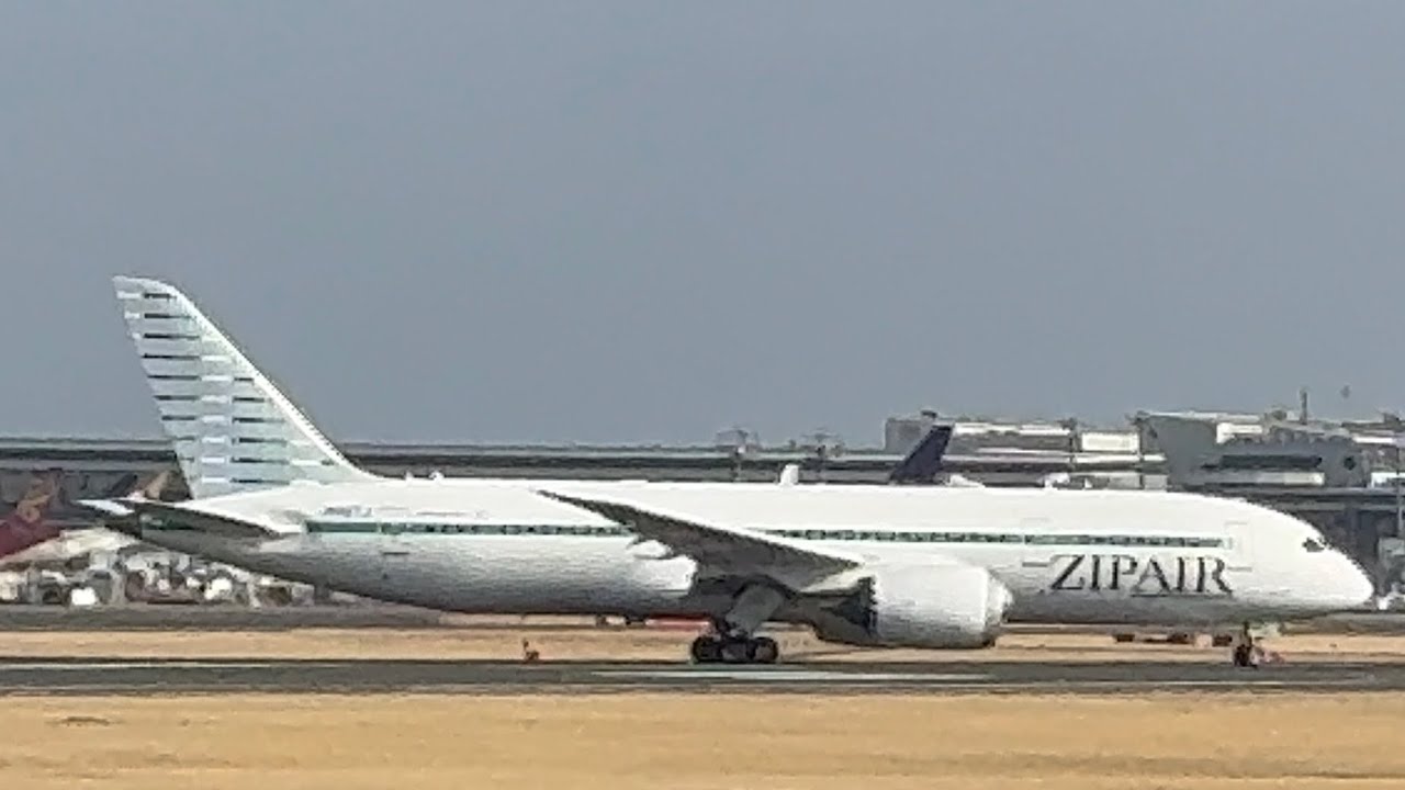 【本日2/23オーランド線就航‼️】ZIPAIR　ZG714便　オーランド行き　Boeing787-8（JA827J）