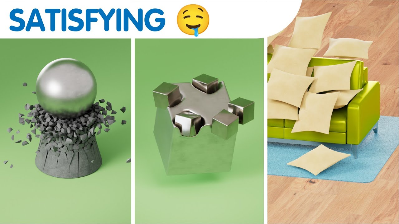 Satisfying Physics Simulation – Realistic Destruction, Soft-Body Deformation & Cozy Cloth Drop