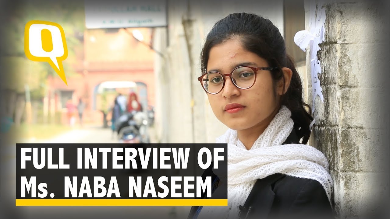 Full Interview of Ms. Naba Naseem, President, WCSU, AMU | The Quint