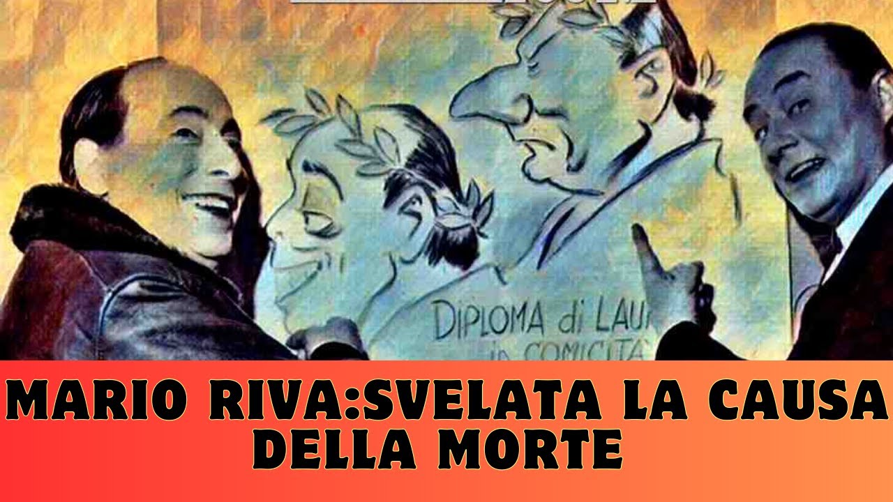 MARIO RIVA:SVELATA LA CAUSA DELLA MORTE