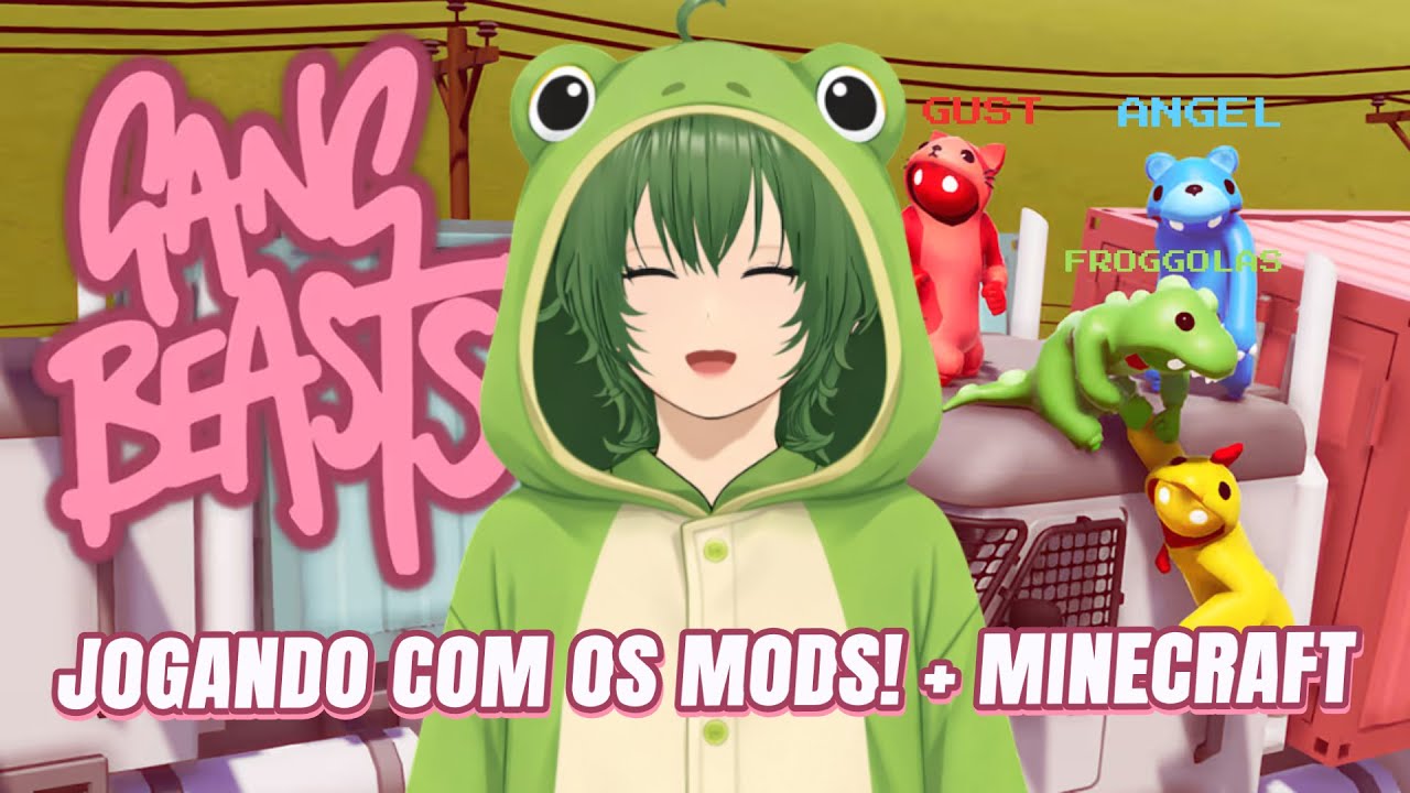 GANG BEASTS COM OS MODS! + MINECRAFT
