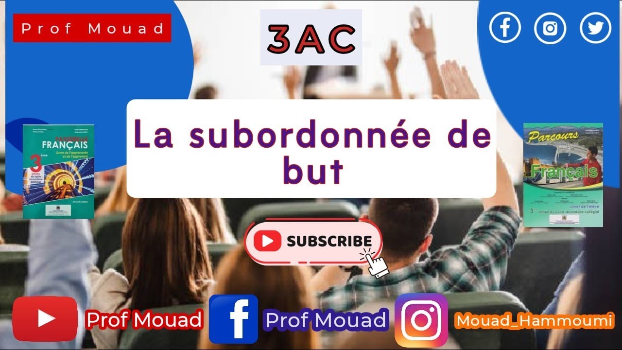 La subordonnée de but _ Cours & exercice