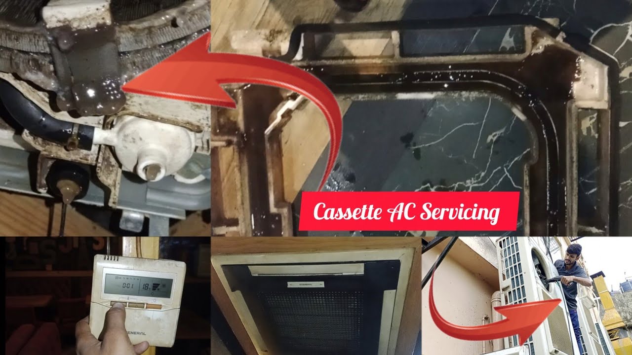 4 Ton O General Cassette AC Service | @generalifestyle #ogeneral #acservicing