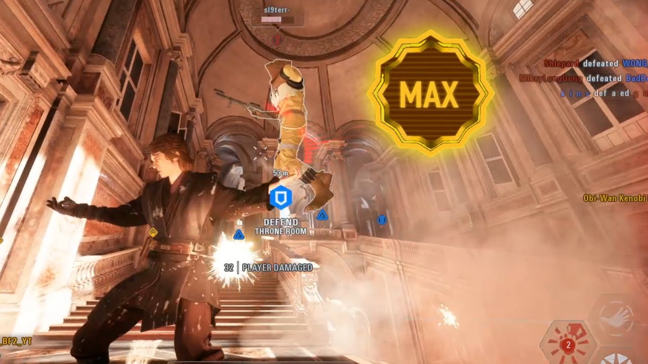 Anakin is the META to defending the throne room | Galactic Assault | Star Wars Battlefront 2