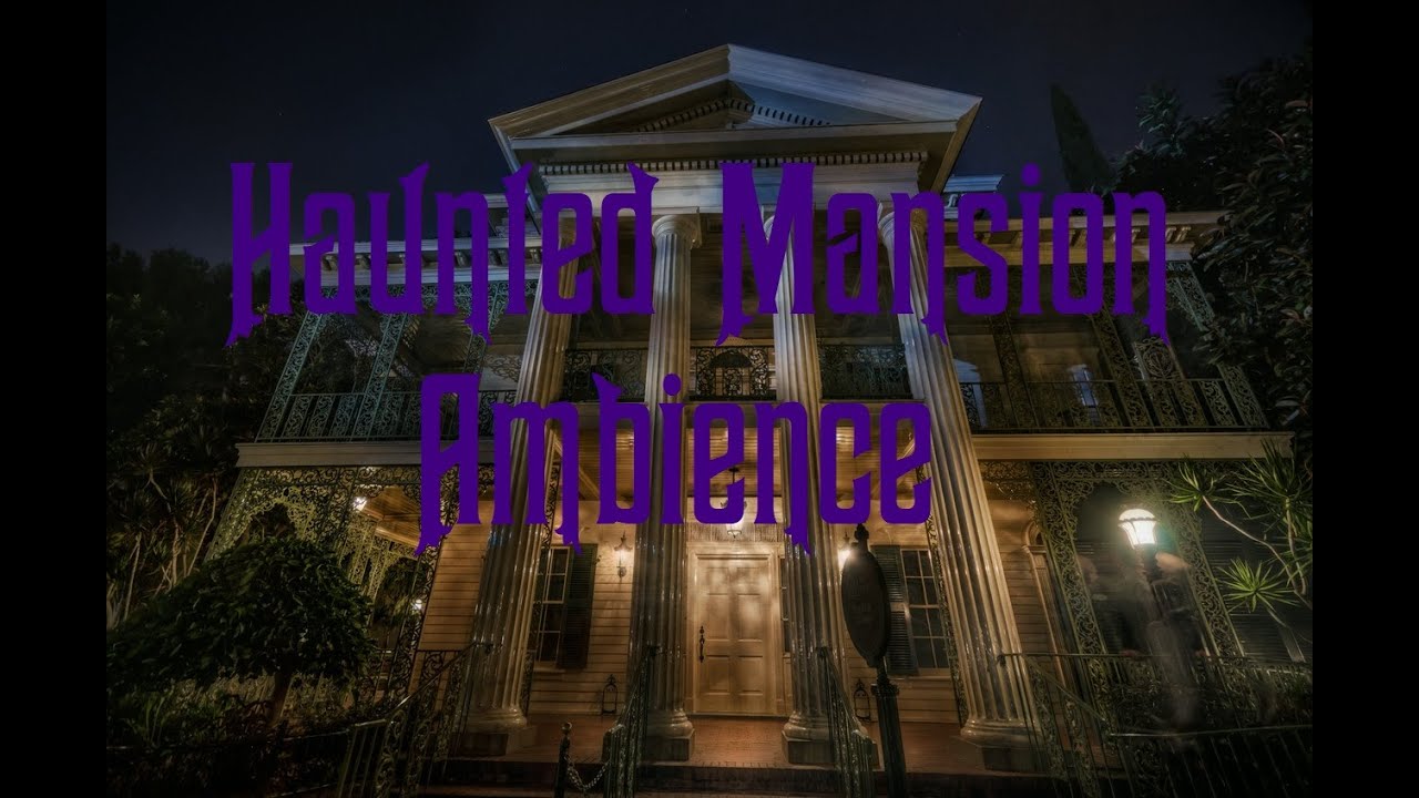 Haunted Mansion Ambience ASMR {Disneyland}