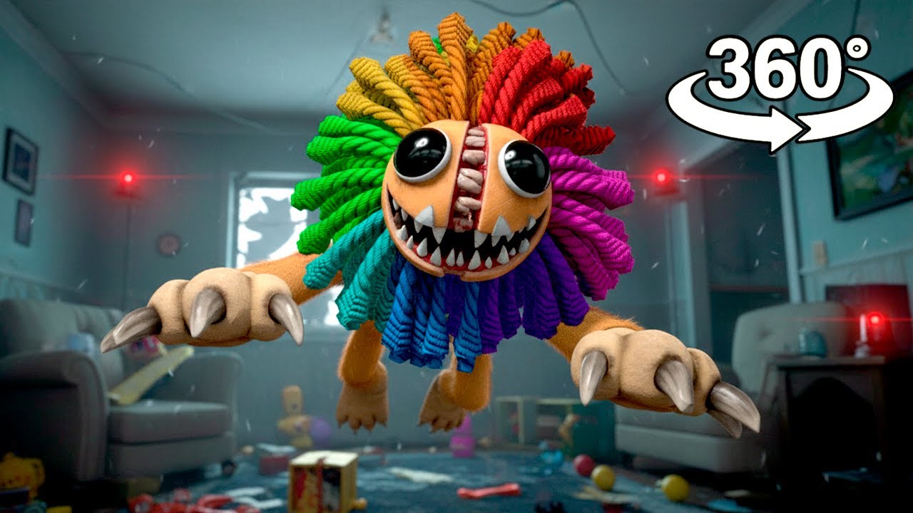 Yarnaby Found You at Home 💀 | Poppy Playtime Chapter 3 (VR 360°)