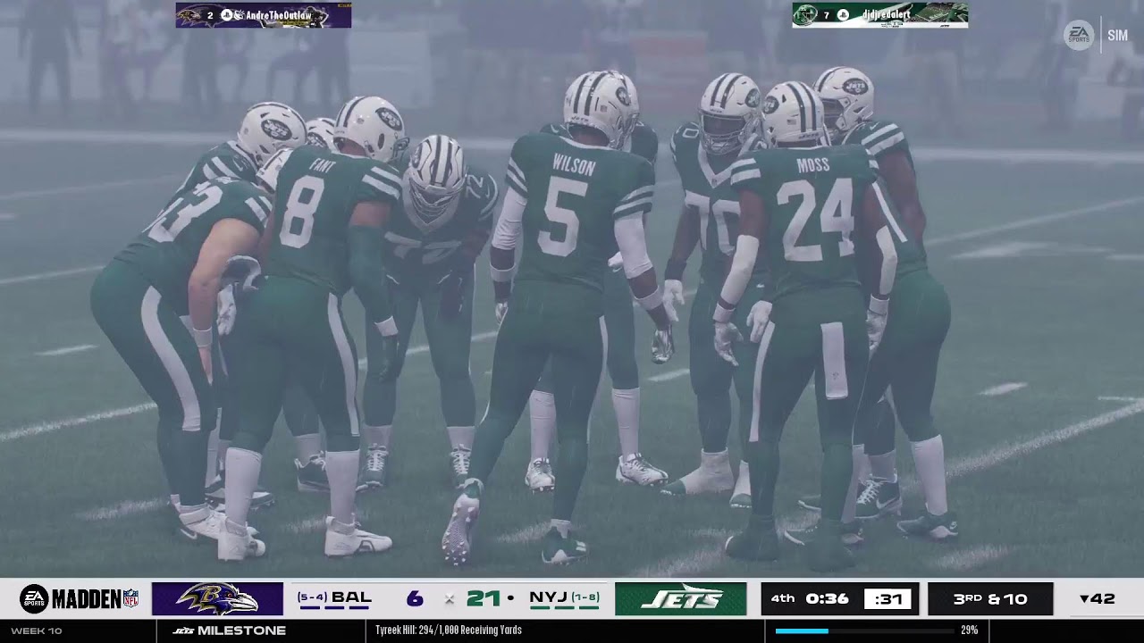 Mandden 26 JETS Season Play