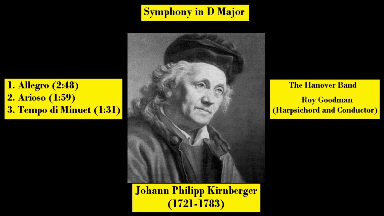 Johann Philipp Kirnberger (1721-1783) - Symphony in D Major