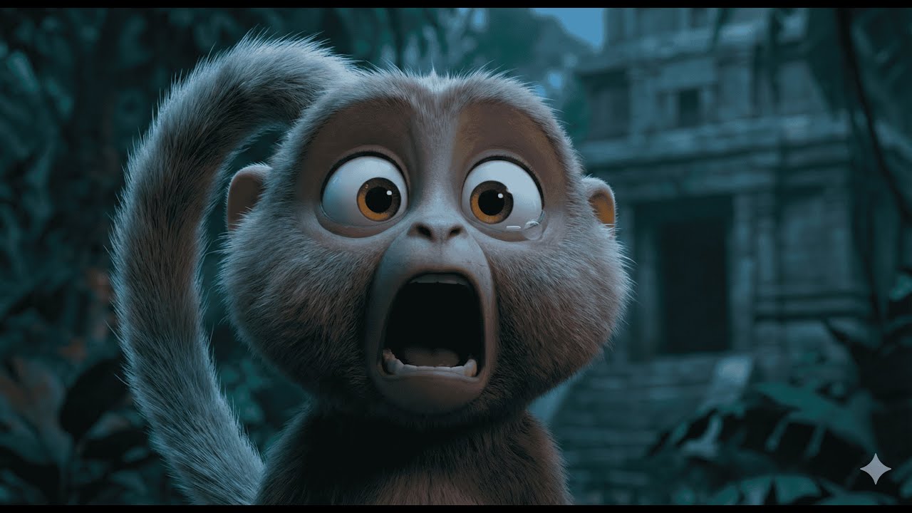 The Monkey and the Wedge 🐒 | Panchatantra Story | Pixar-Style 3D Animation | Moral Story