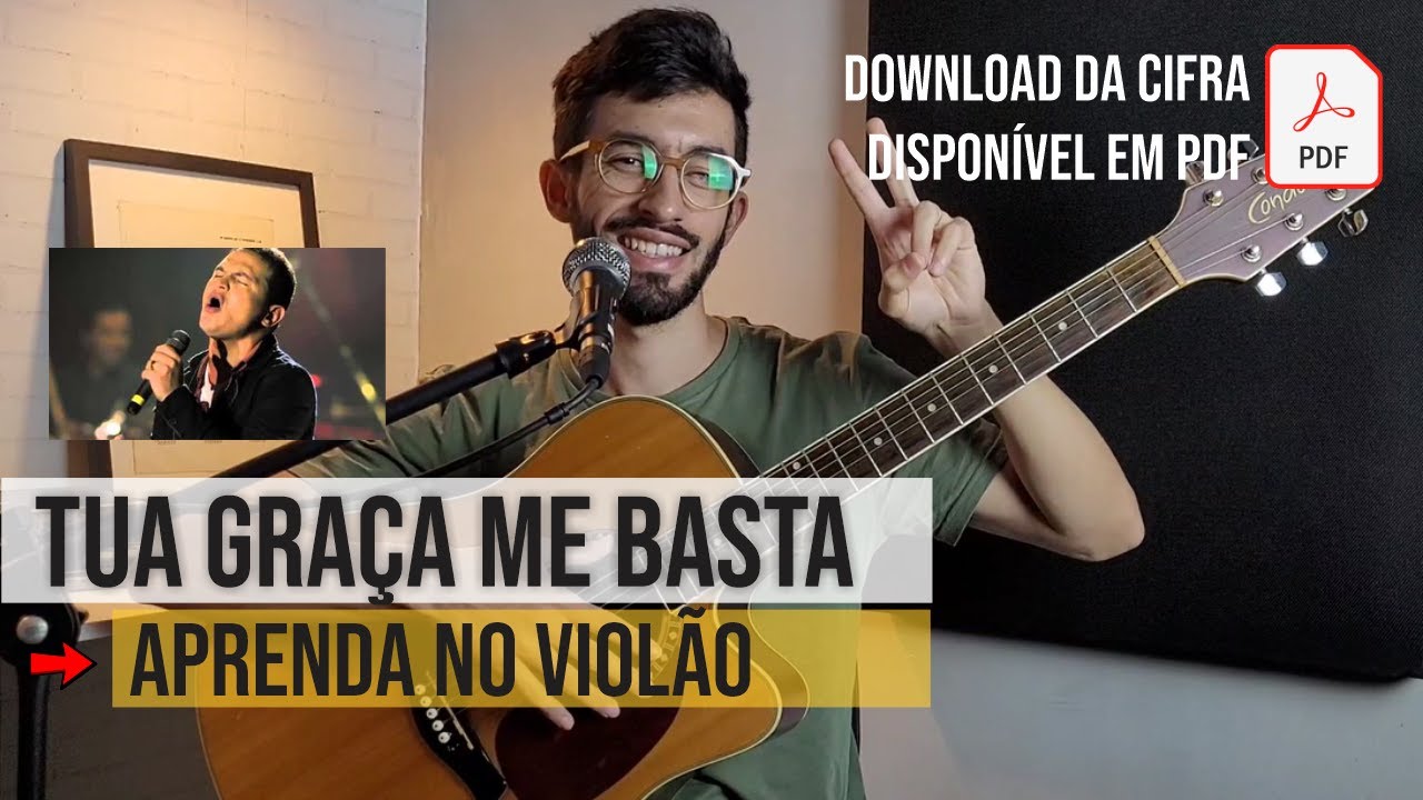 Tua Graça me basta - No violão - aprenda agora.