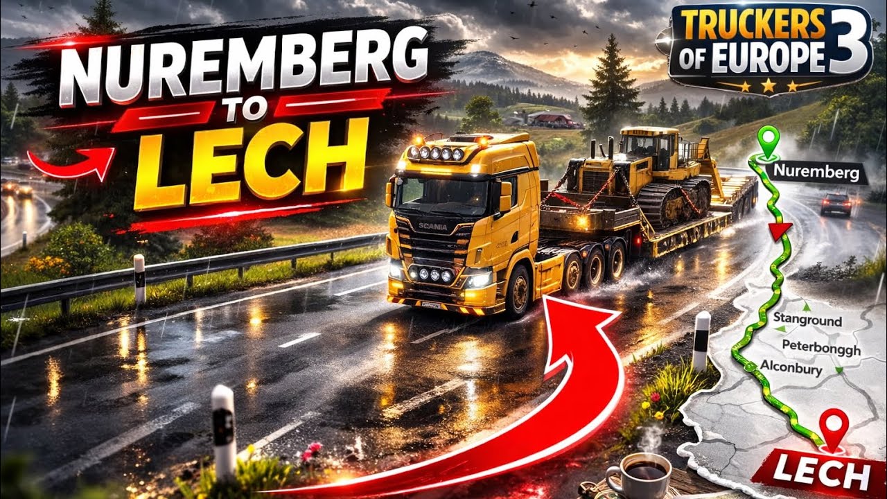 MINING TRUCK CHESIS TRANSPORT 🚛 | Heavy Cargo Delivery | Truckers of Europe 3 Gameplay 