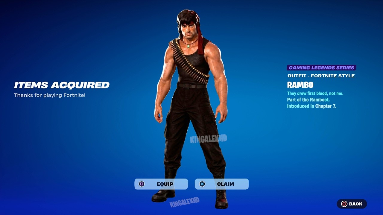 Как получить скин Рэмбо БЕСПЛАТНО в Fortnite! (Разблокирован стиль LEGO Rambo)