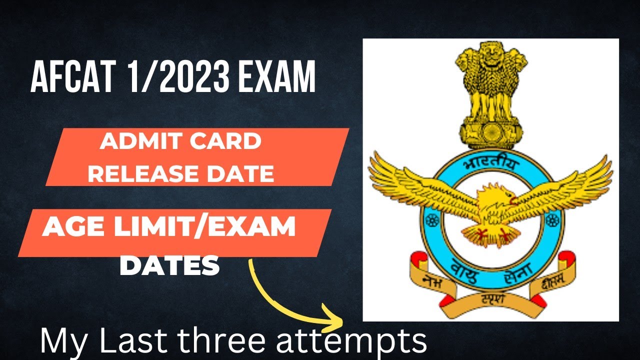 Afcat 1/2023 | Admit card Release date | Exam date | Age Limit | Afsb details #afcat2023#afsb#afcat