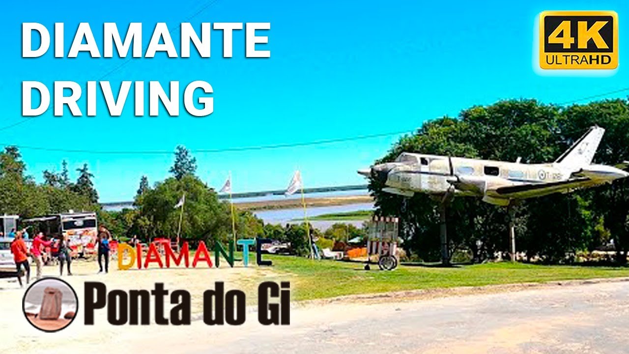 【4K】Costanera del Río Paraná en la CIUDAD de DIAMANTE hasta STROBEL #DRIVING  ENTRE RIOS - ARGENTINA