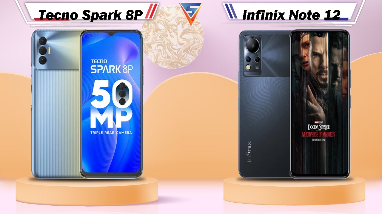 Tecno Spark 8P Vs Infinix Note 12 | Infinix Note 12 Vs Tecno Spark 8P