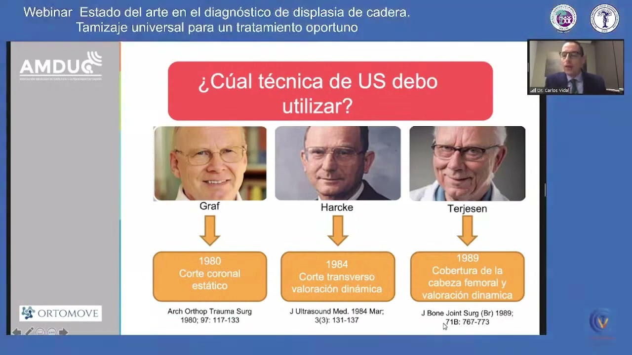 Webinar  Estado del arte en el diagnóstico de displasia de cadera.