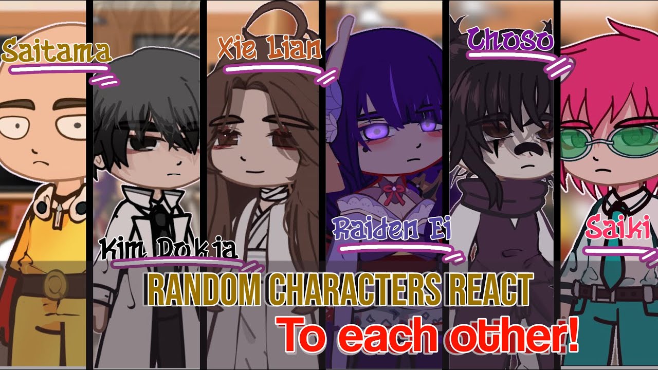 Random characters react to each other [full video]