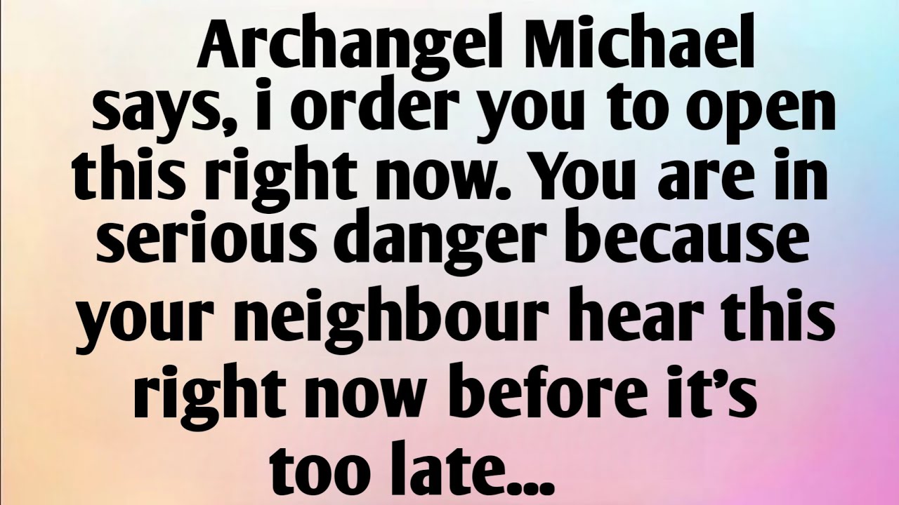 ARCHANGEL MICHAEL SAYS, YOU ARE IN SERIOUS...