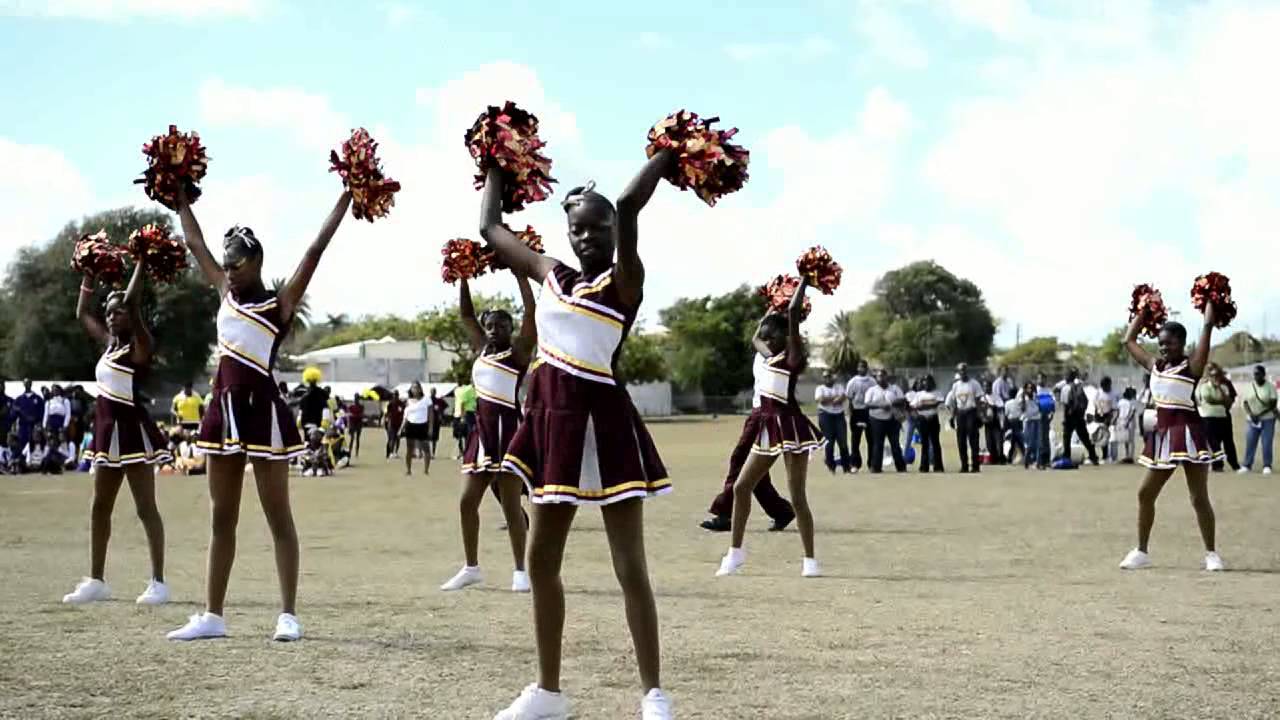 Sports day cheerleading in #Anguilla