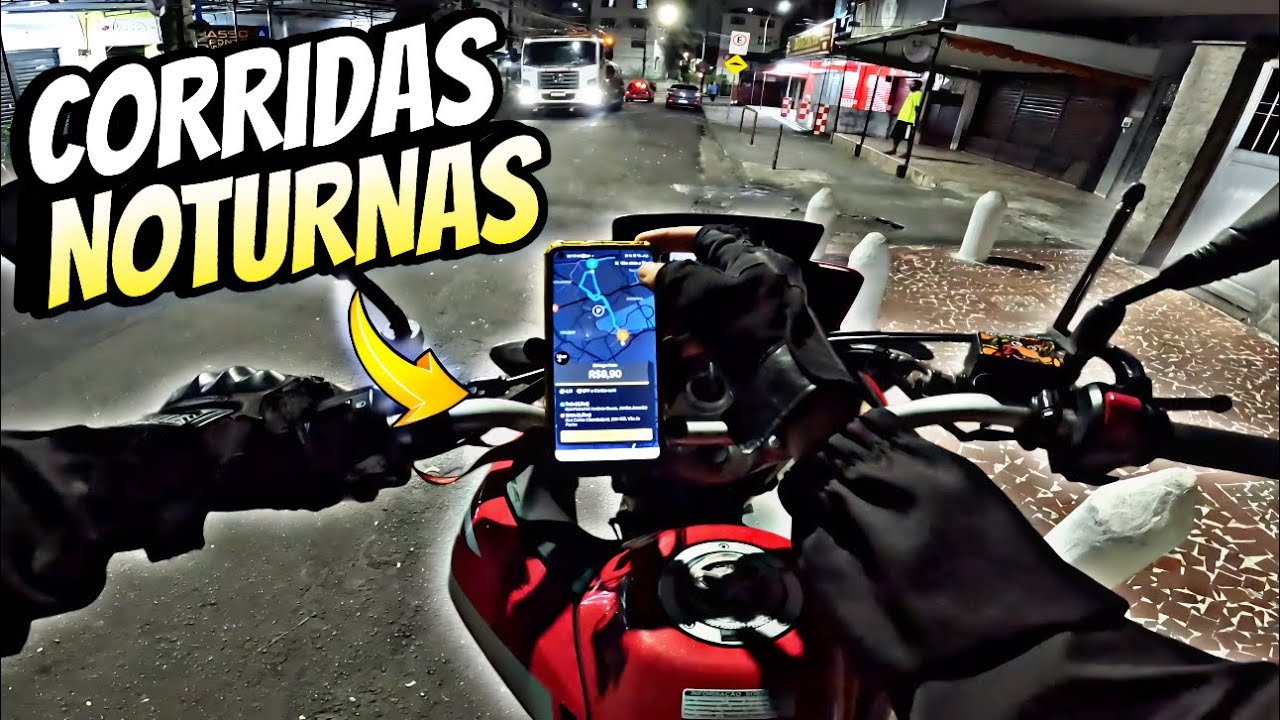 5 HORAS DE CORRE NOTURNO NA 99 MOTO E UBER MOTO! QUANTO EU FIZ? 