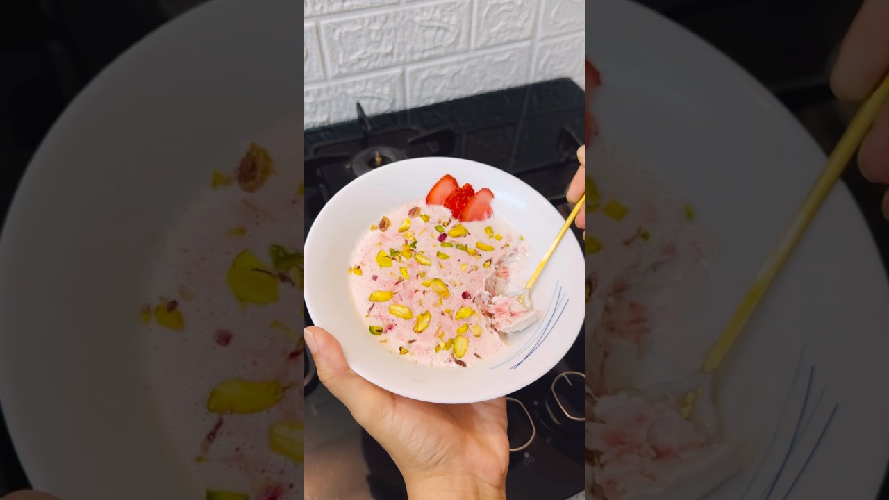 🌙🍓Ramadan Day 16 Iftar Mini vlog | Homemade Strawberry Ice cream @sheerusdining