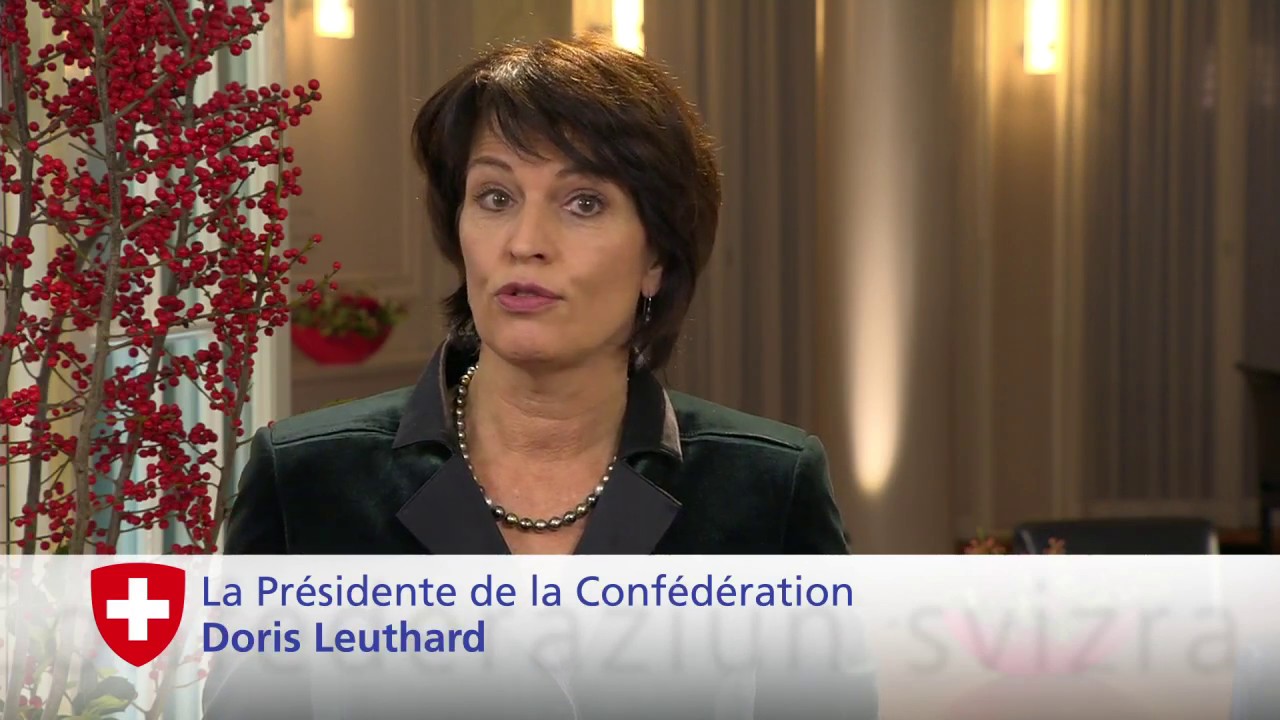 2017 - Allocution de Nouvel An de la présidente de la Confédération Doris Leuthard
