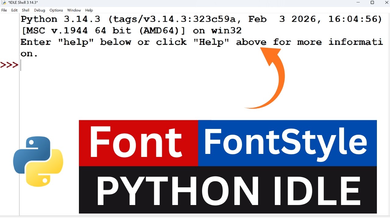 Как изменить шрифт и стиль шрифта в Python IDLE | Простое пошаговое руководство